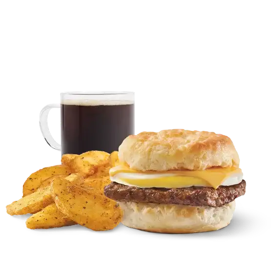 Wendys-Sausage-Egg-Cheese-Biscuit-Combo price. (1)