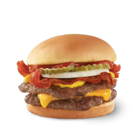 wendys bacon double stack price.