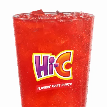 wendys large Hi-C flashin' fruit punch price.