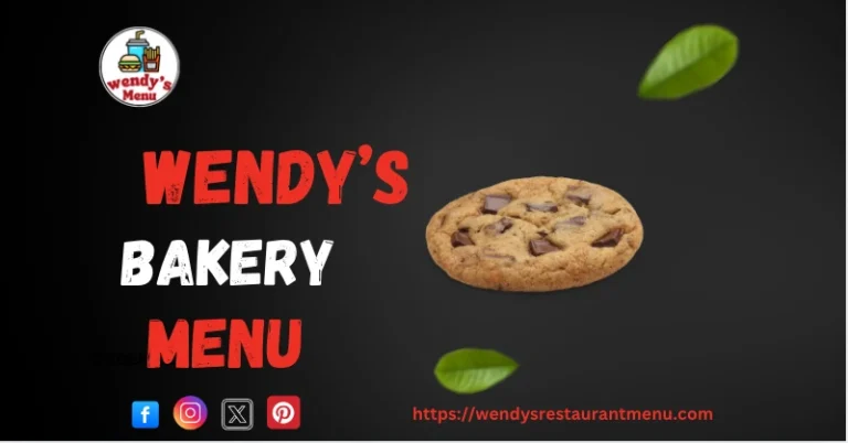 wendy's bakery menu