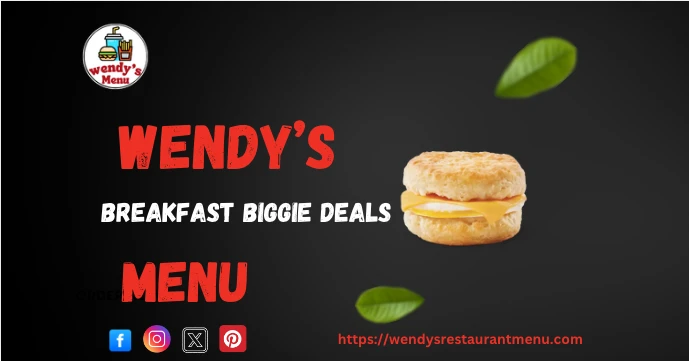 wendy's breakfast biggie deals menu