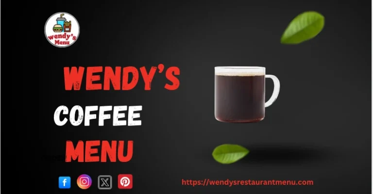 wendy's coffee menu