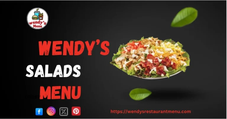 wendy's salads menu