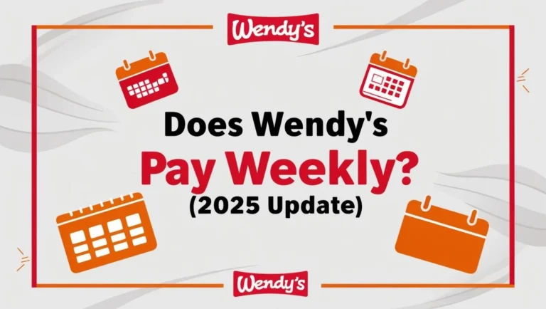 Does Wendy’s Pay Weekly? (2025 Update) 9 does wendy's pay weekly
