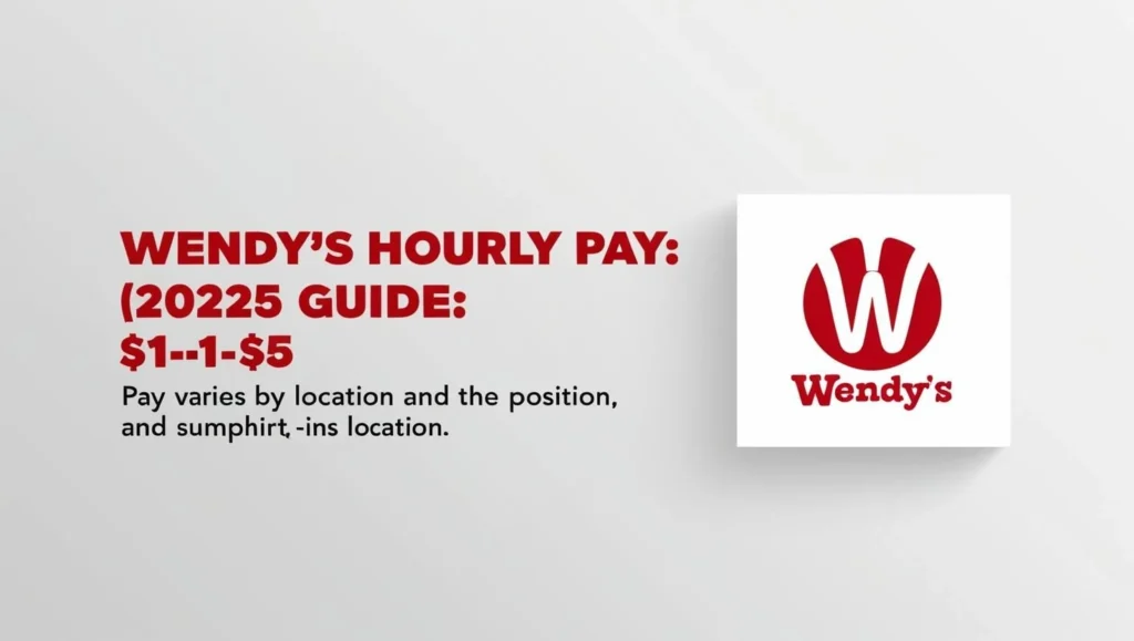 How Much Does Wendy’s Pay Per Hour? (2025 Guide) 1 how much does wendy's pay per hour