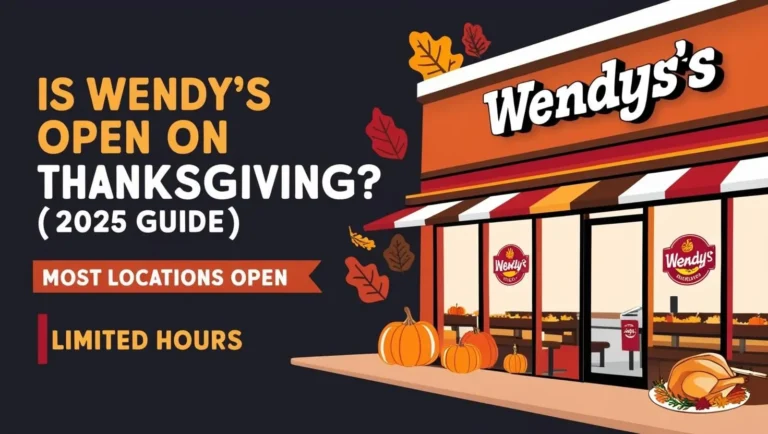 Is Wendy’s Open on Thanksgiving? (2025 Guide) 4 is wendy's open on thanksgiving