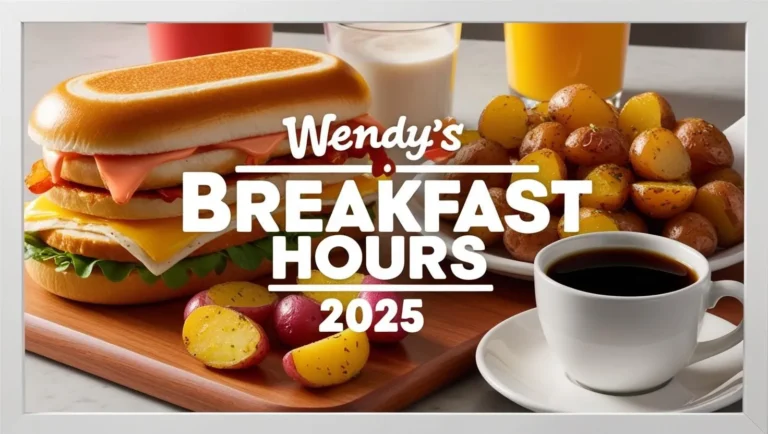 Wendy's Breakfast Hours 2025 – When It Starts and Ends 6 wendy's breakfast hours