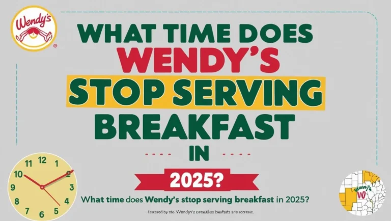 What Time Does Wendy’s Stop Serving Breakfast in 2025? 6 what time does wendy's stop serving breakfast